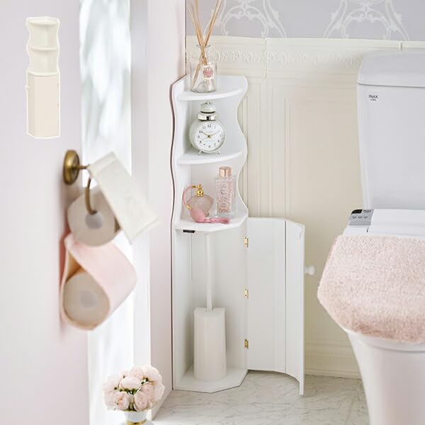 Amazon｜ロマンティックプリンセス コーナートイレラック トイレラック